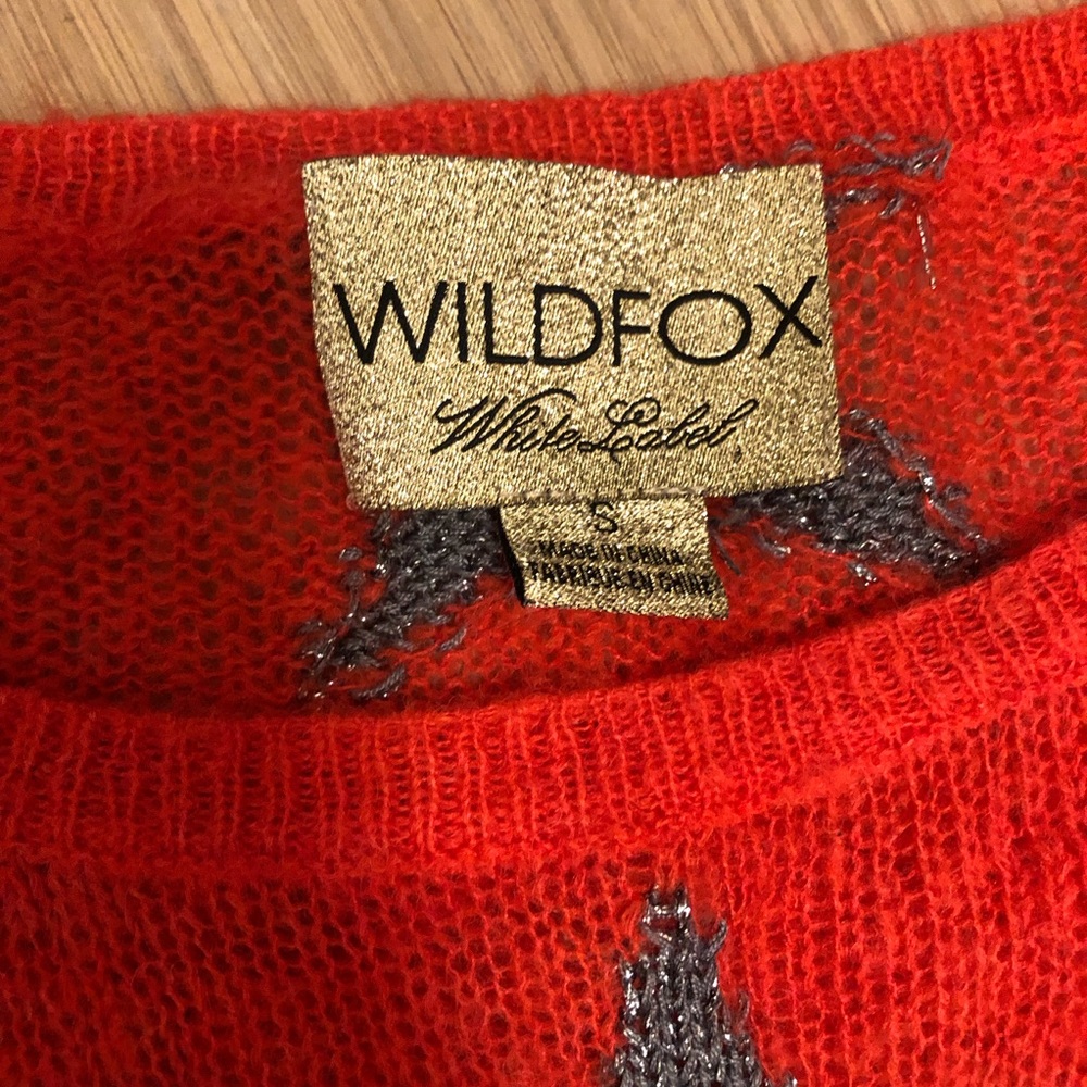 Wildfox Seeing Stars Oversized Women's Sweater Size Small ASO Taylor Swift Miley - Picture 6 of 7
